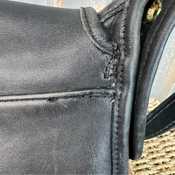 Coach Vintage Patricia's Legacy Saddle Bag 9951 Black - Picture 16 of 16